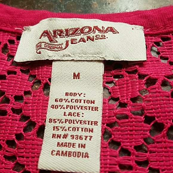 Arizona Fuschia Tank Top - Picture 2 of 3